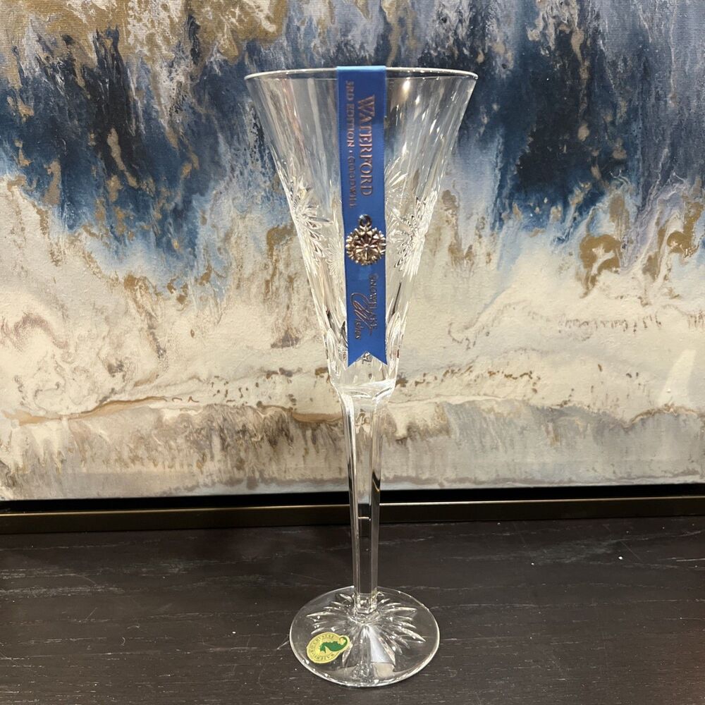 Waterford Crystal Snowflake Wishes 2013 Third Edition Goodwill Flute/ See Detail